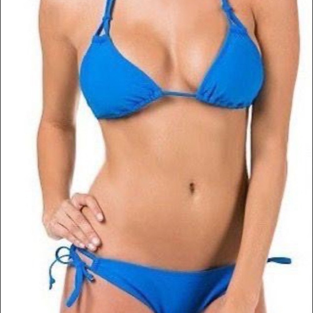 Turquoise Padded Bikini Size Small NWT